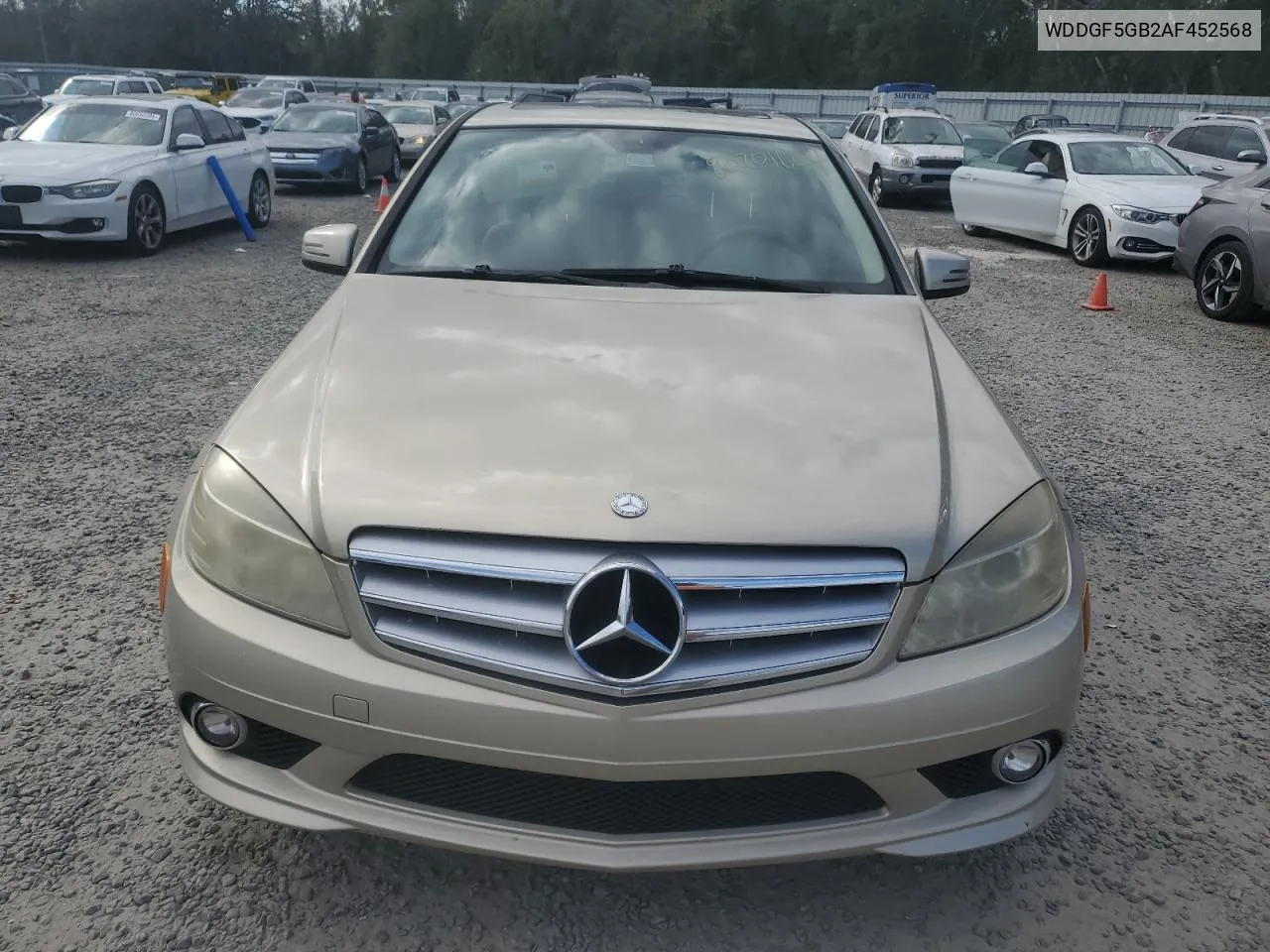 2010 Mercedes-Benz C 350 VIN: WDDGF5GB2AF452568 Lot: 80201604