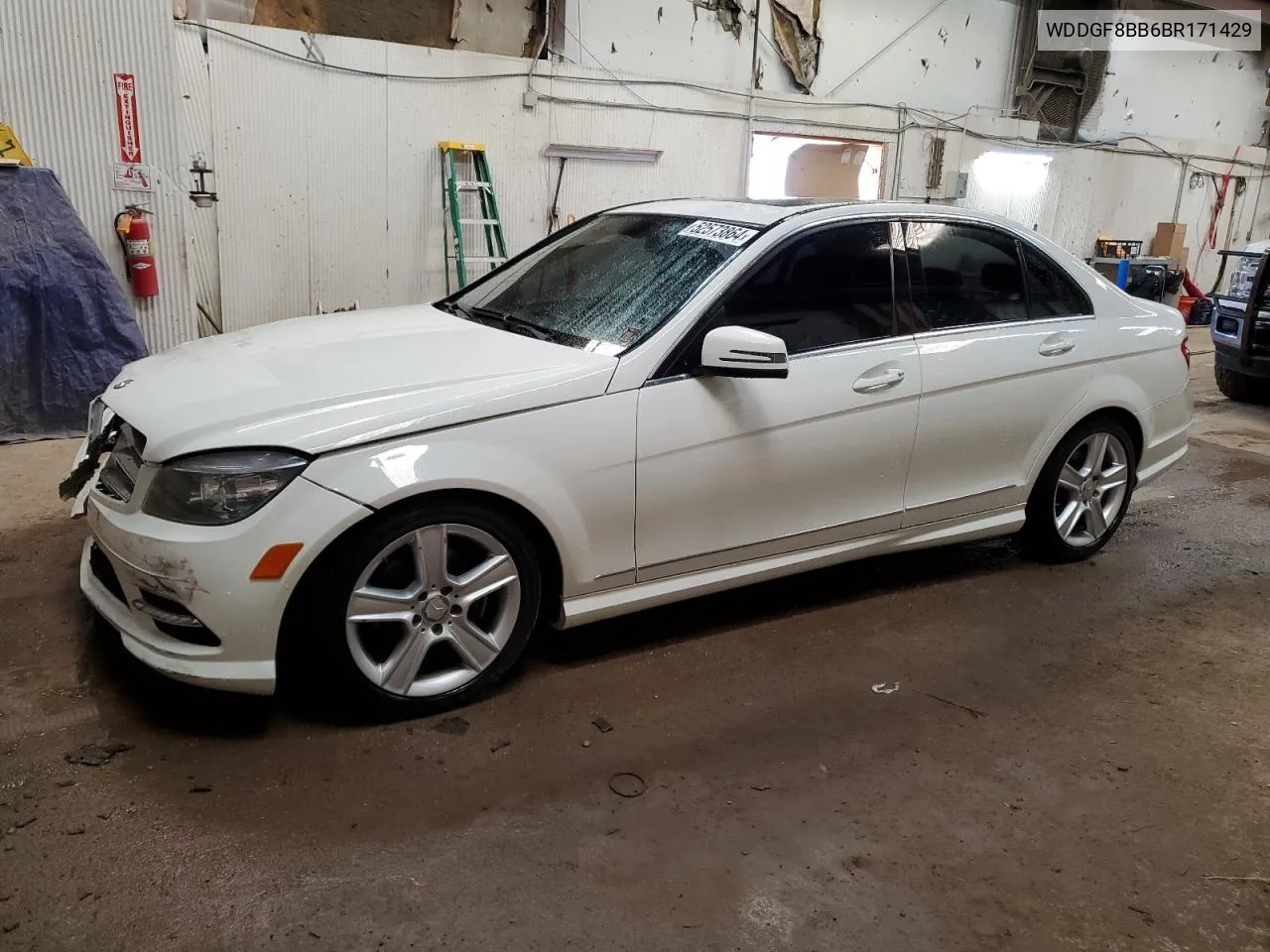 2011 Mercedes-Benz C 300 4Matic VIN: WDDGF8BB6BR171429 Lot: 52573864