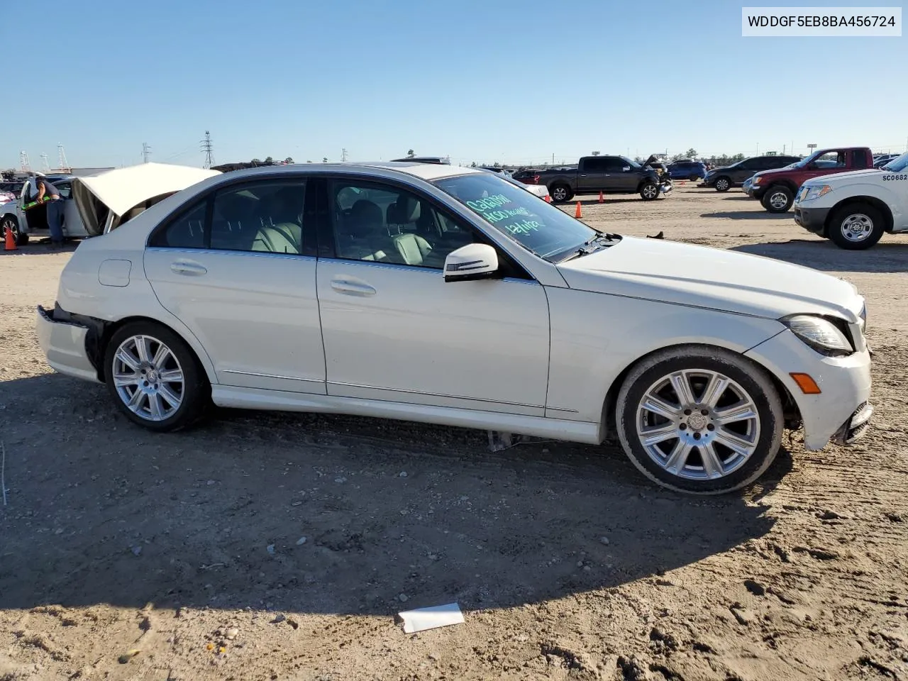 2011 Mercedes-Benz C 300 VIN: WDDGF5EB8BA456724 Lot: 58257504