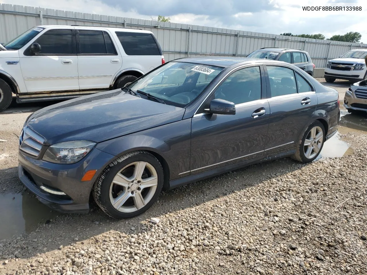 2011 Mercedes-Benz C 300 4Matic VIN: WDDGF8BB6BR133988 Lot: 63083684