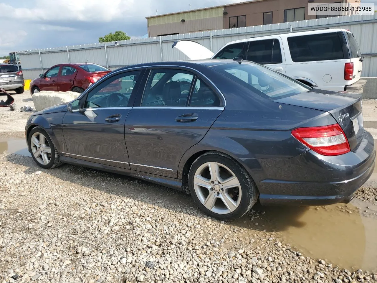 2011 Mercedes-Benz C 300 4Matic VIN: WDDGF8BB6BR133988 Lot: 63083684