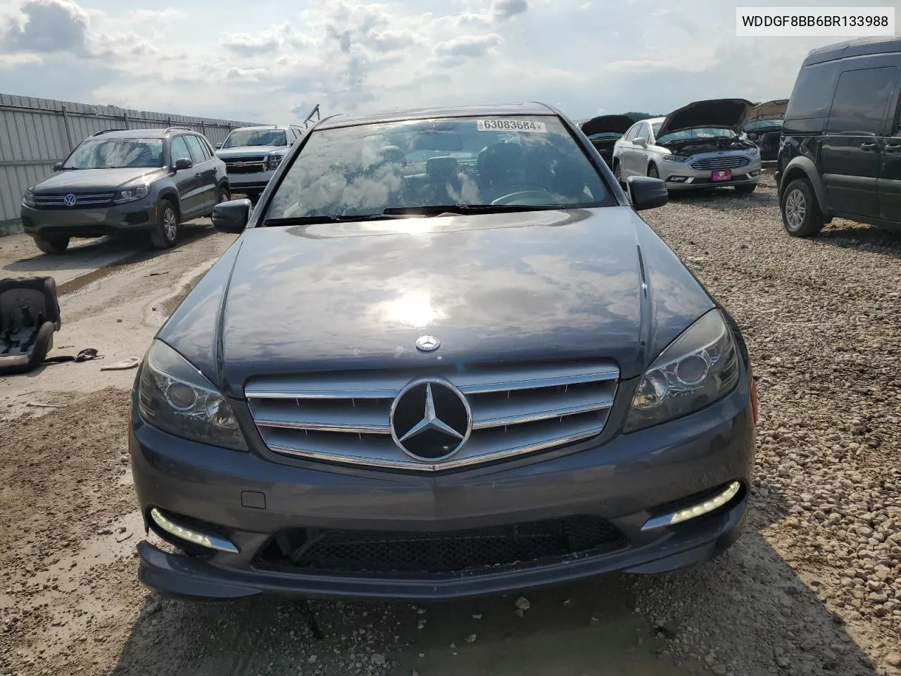 2011 Mercedes-Benz C 300 4Matic VIN: WDDGF8BB6BR133988 Lot: 63083684