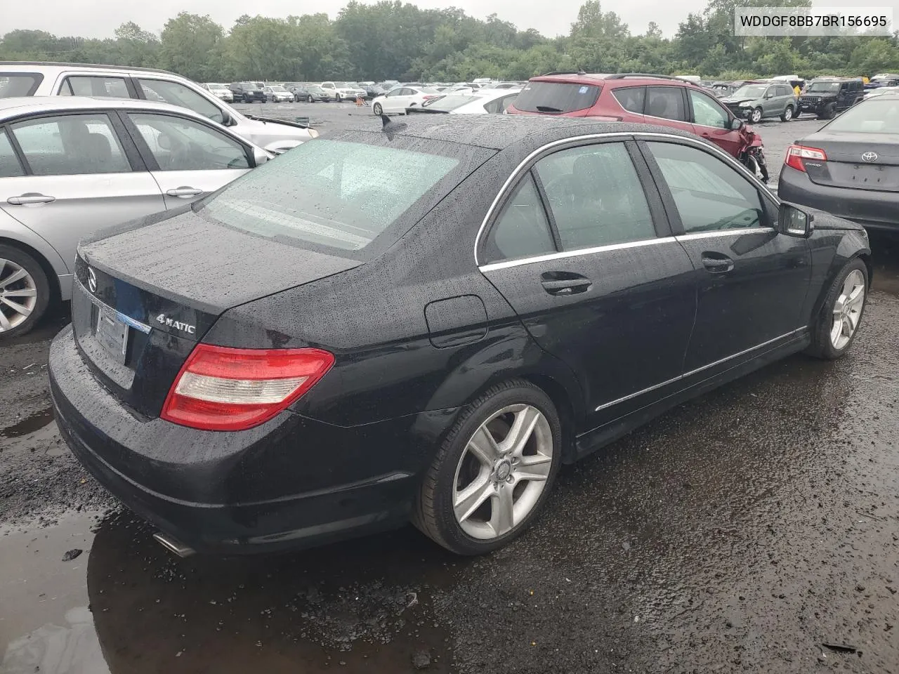 2011 Mercedes-Benz C 300 4Matic VIN: WDDGF8BB7BR156695 Lot: 63551463