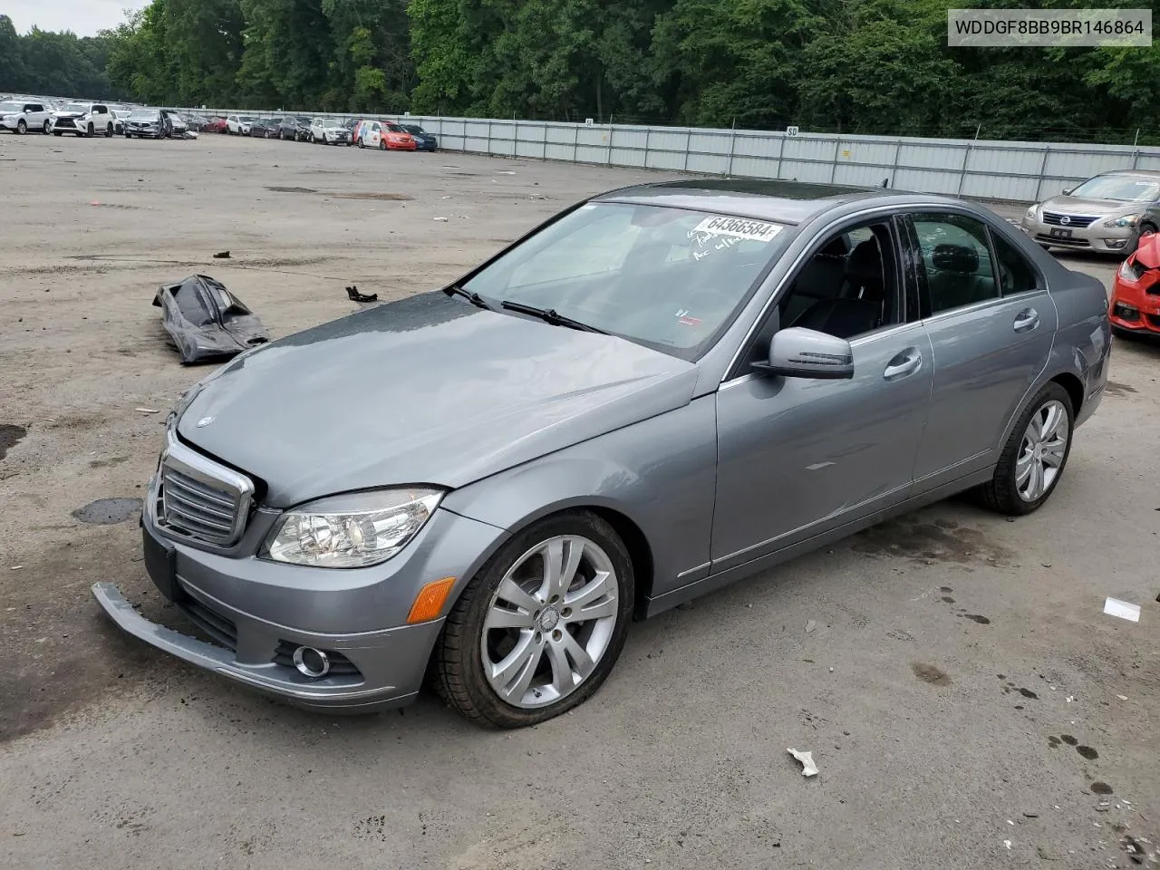 2011 Mercedes-Benz C 300 4Matic VIN: WDDGF8BB9BR146864 Lot: 64366584