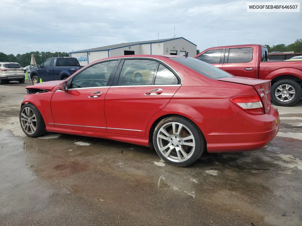 2011 Mercedes-Benz C 300 VIN: WDDGF5EB4BF646507 Lot: 64377714