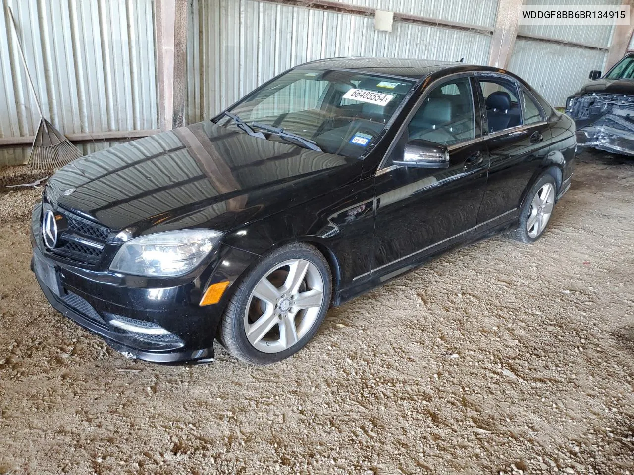 2011 Mercedes-Benz C 300 4Matic VIN: WDDGF8BB6BR134915 Lot: 66485554