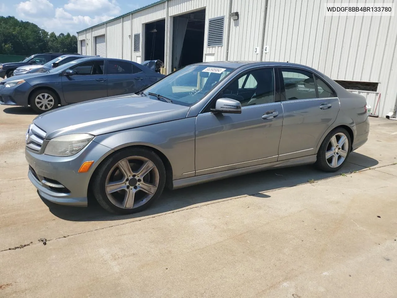 2011 Mercedes-Benz C 300 4Matic VIN: WDDGF8BB4BR133780 Lot: 66598984