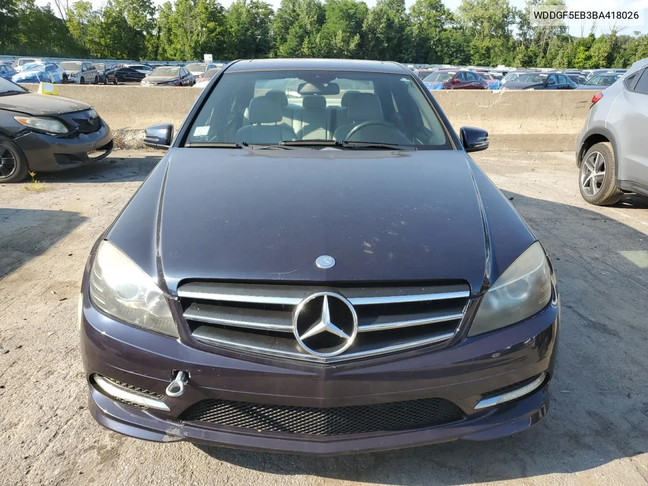 2011 Mercedes-Benz C 300 VIN: WDDGF5EB3BA418026 Lot: 67199104