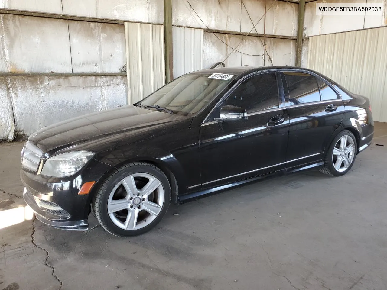 2011 Mercedes-Benz C 300 VIN: WDDGF5EB3BA502038 Lot: 69254864