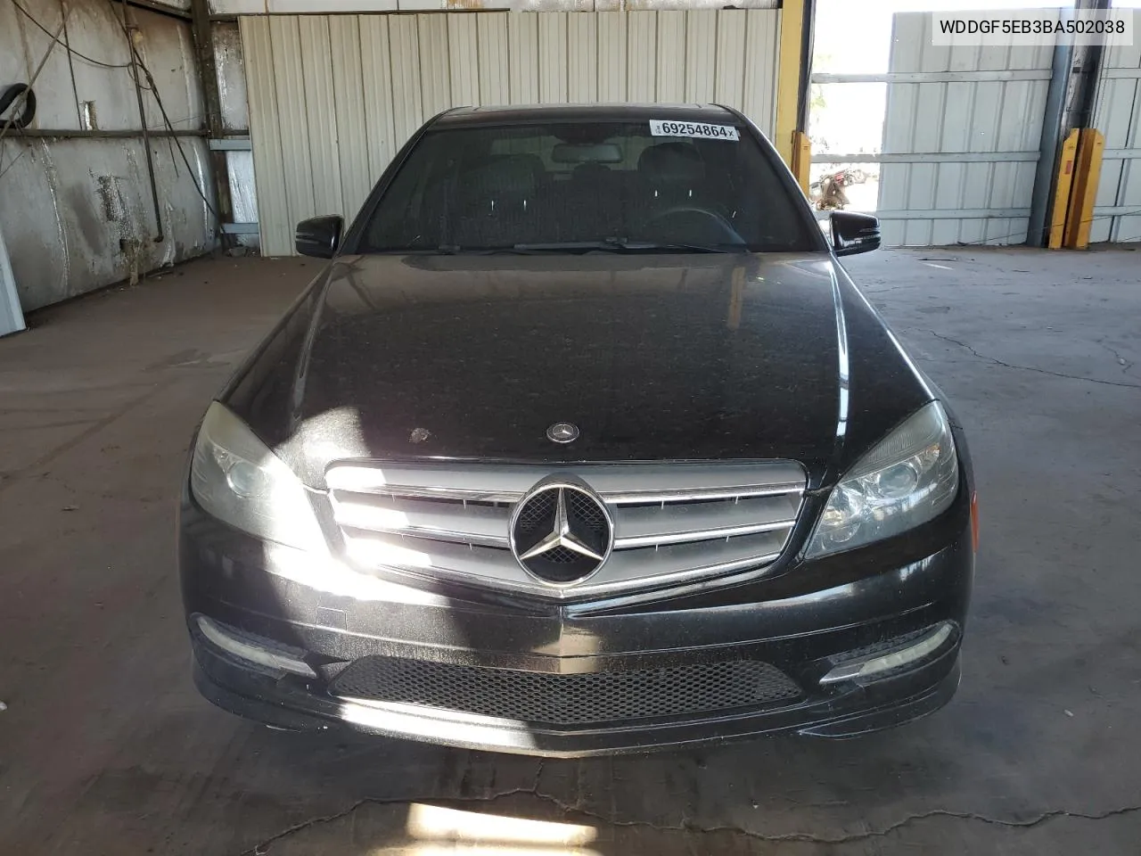 2011 Mercedes-Benz C 300 VIN: WDDGF5EB3BA502038 Lot: 69254864