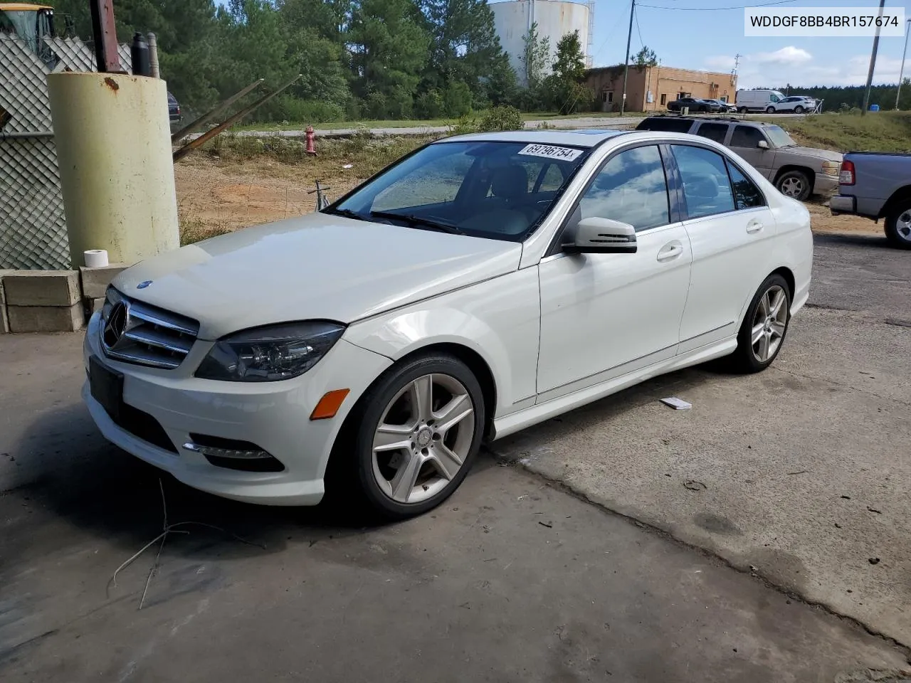 2011 Mercedes-Benz C 300 4Matic VIN: WDDGF8BB4BR157674 Lot: 69796754