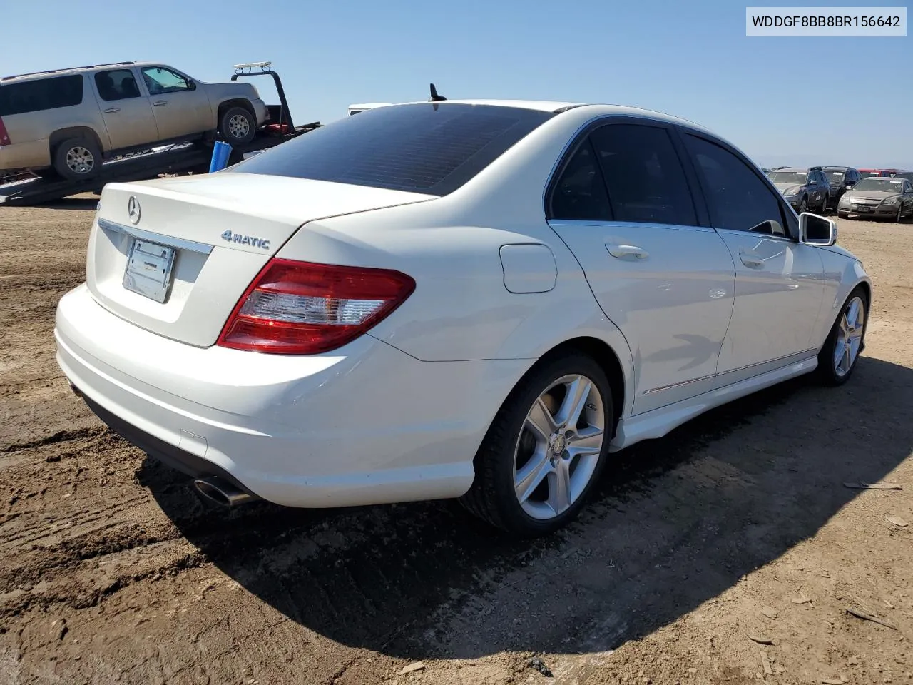 2011 Mercedes-Benz C 300 4Matic VIN: WDDGF8BB8BR156642 Lot: 70147144