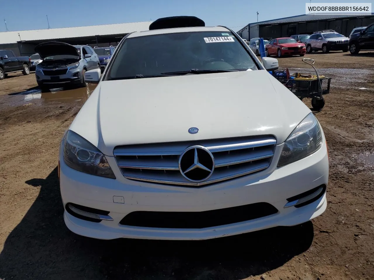 2011 Mercedes-Benz C 300 4Matic VIN: WDDGF8BB8BR156642 Lot: 70147144