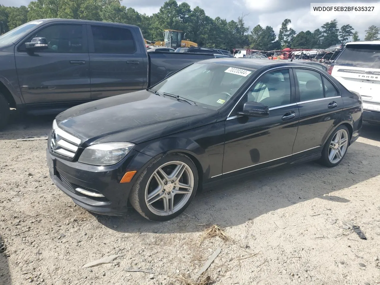 2011 Mercedes-Benz C 300 VIN: WDDGF5EB2BF635327 Lot: 70220344