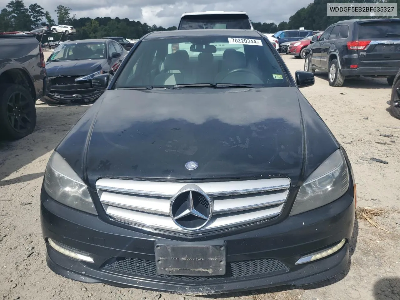 2011 Mercedes-Benz C 300 VIN: WDDGF5EB2BF635327 Lot: 70220344