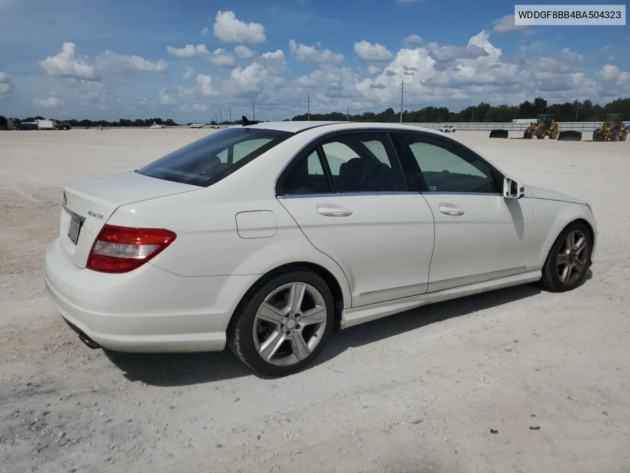 2011 Mercedes-Benz C 300 4Matic VIN: WDDGF8BB4BA504323 Lot: 70653194