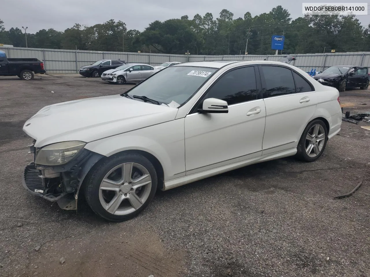 WDDGF5EB0BR141000 2011 Mercedes-Benz C 300