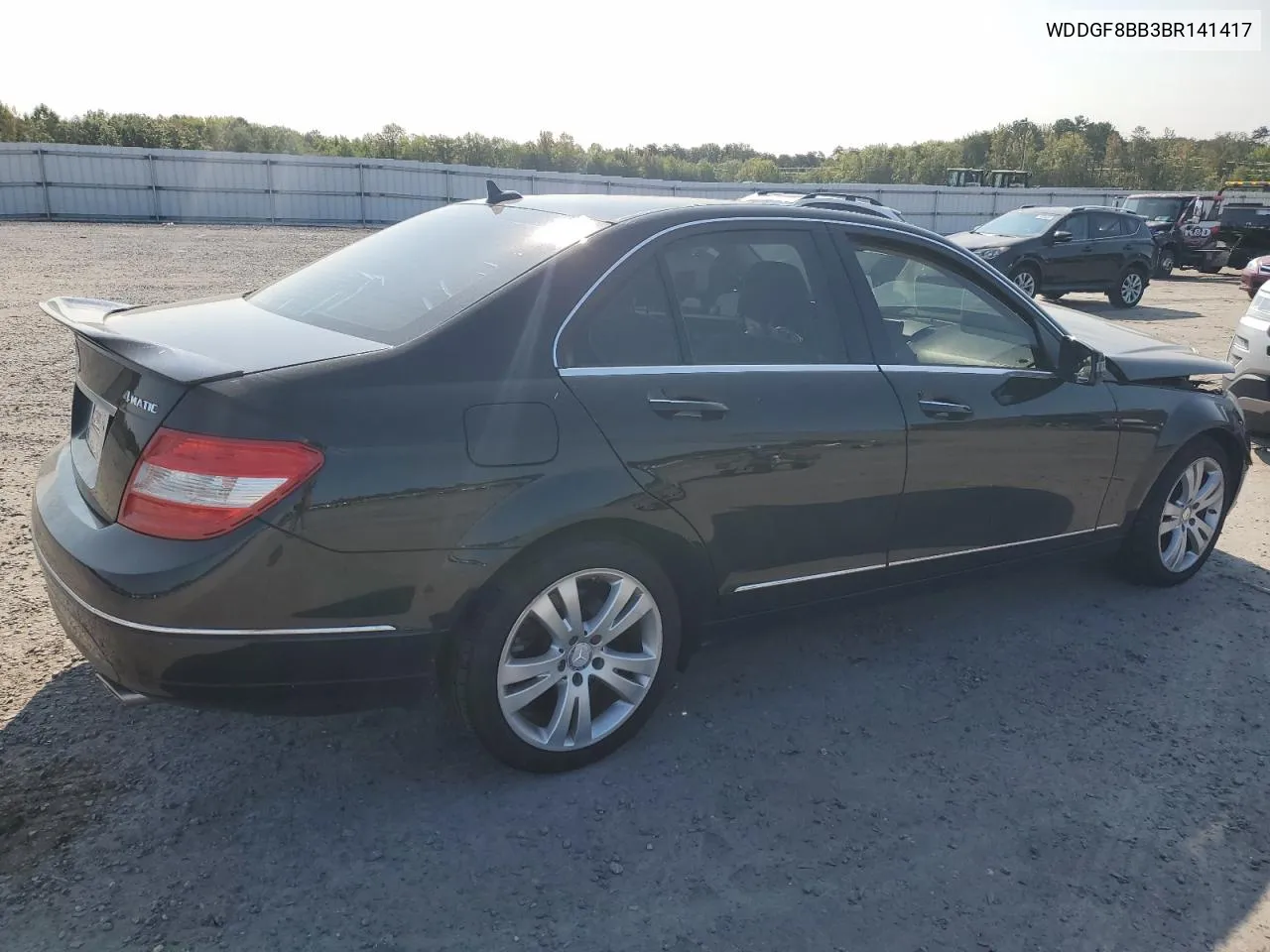 2011 Mercedes-Benz C 300 4Matic VIN: WDDGF8BB3BR141417 Lot: 70848944