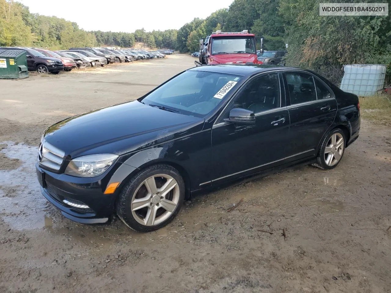 2011 Mercedes-Benz C 300 VIN: WDDGF5EB1BA450201 Lot: 71042284