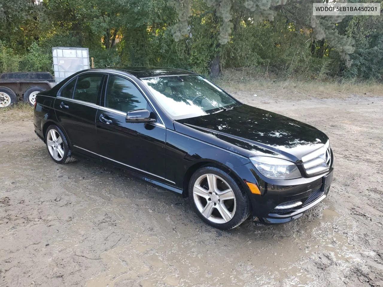 2011 Mercedes-Benz C 300 VIN: WDDGF5EB1BA450201 Lot: 71042284