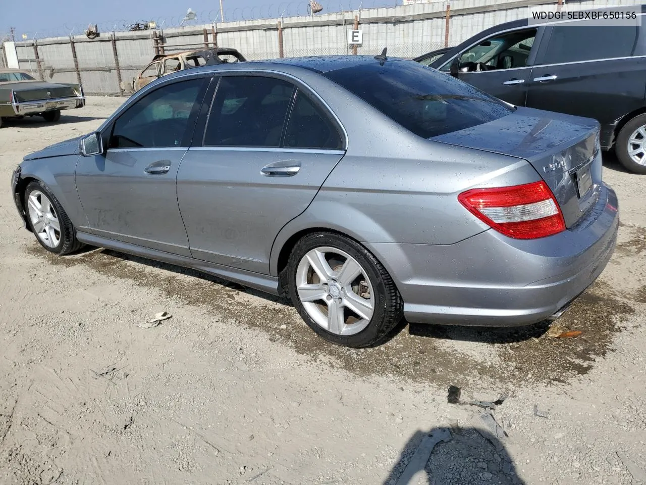 2011 Mercedes-Benz C 300 VIN: WDDGF5EBXBF650156 Lot: 71131154