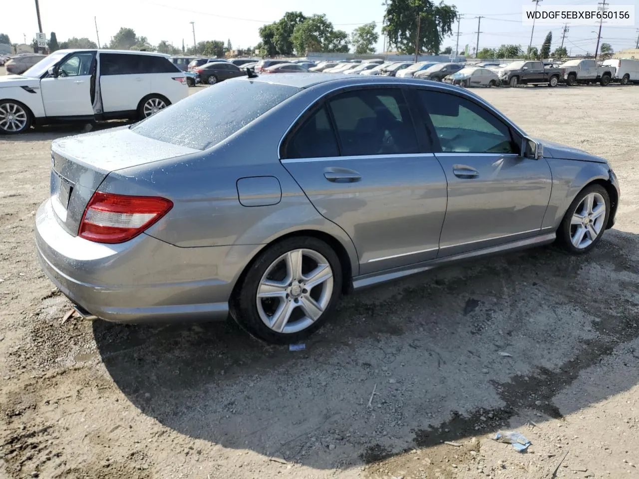 2011 Mercedes-Benz C 300 VIN: WDDGF5EBXBF650156 Lot: 71131154