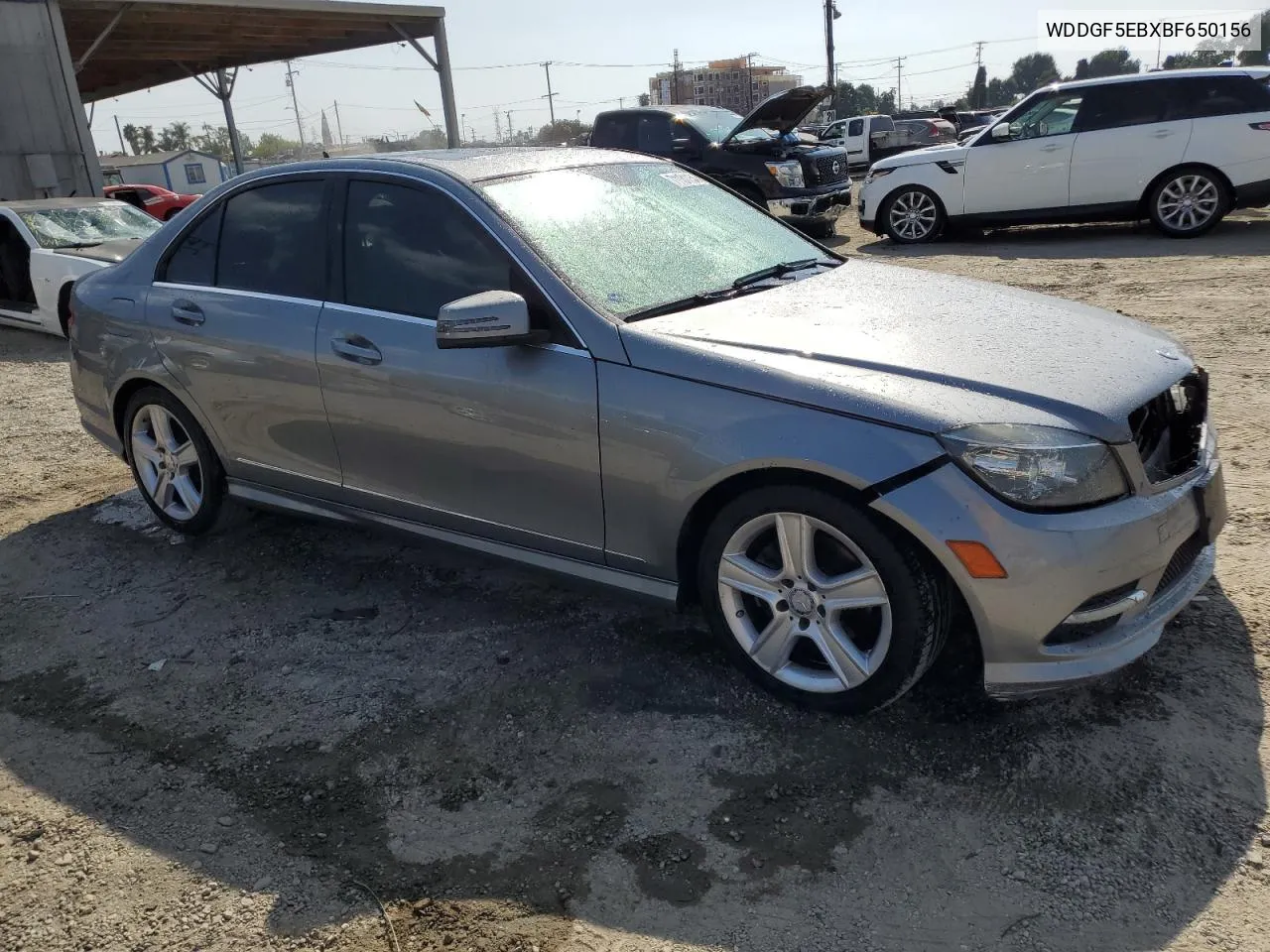 2011 Mercedes-Benz C 300 VIN: WDDGF5EBXBF650156 Lot: 71131154