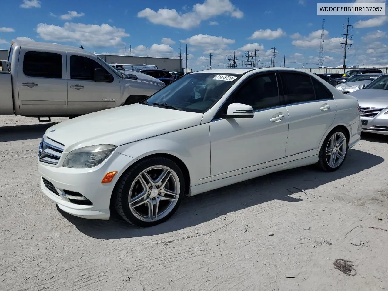 2011 Mercedes-Benz C 300 4Matic VIN: WDDGF8BB1BR137057 Lot: 71478734