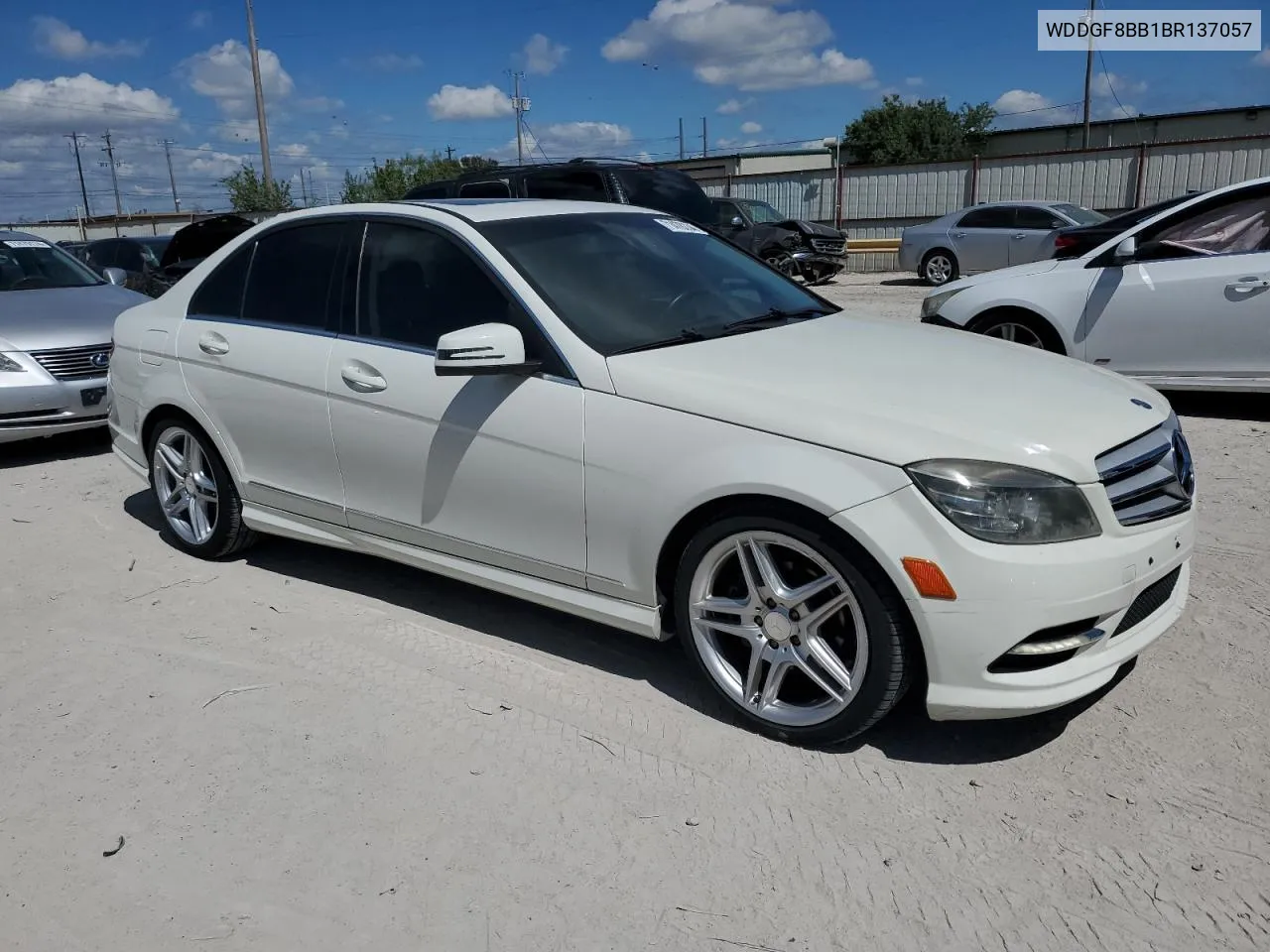 2011 Mercedes-Benz C 300 4Matic VIN: WDDGF8BB1BR137057 Lot: 71478734