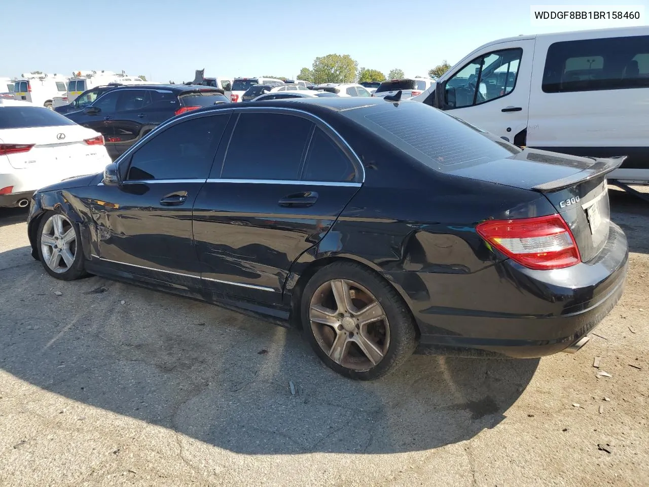 2011 Mercedes-Benz C 300 4Matic VIN: WDDGF8BB1BR158460 Lot: 71642334