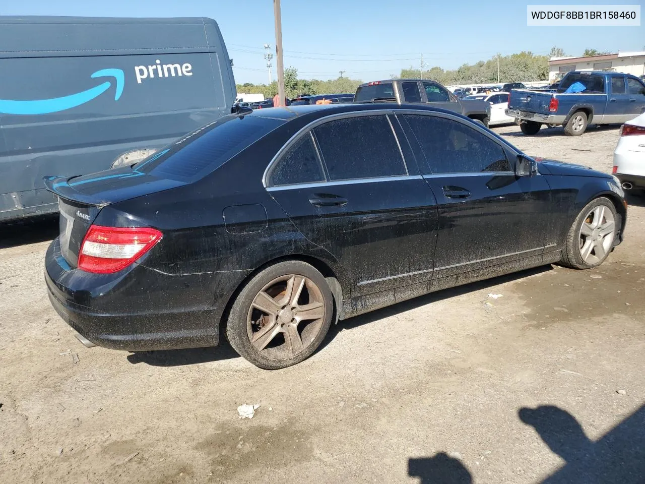 2011 Mercedes-Benz C 300 4Matic VIN: WDDGF8BB1BR158460 Lot: 71642334