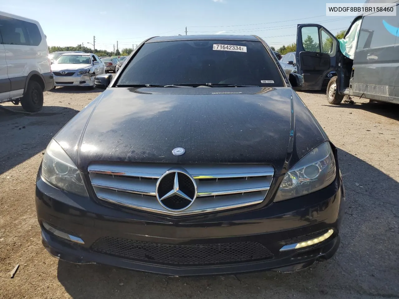 2011 Mercedes-Benz C 300 4Matic VIN: WDDGF8BB1BR158460 Lot: 71642334