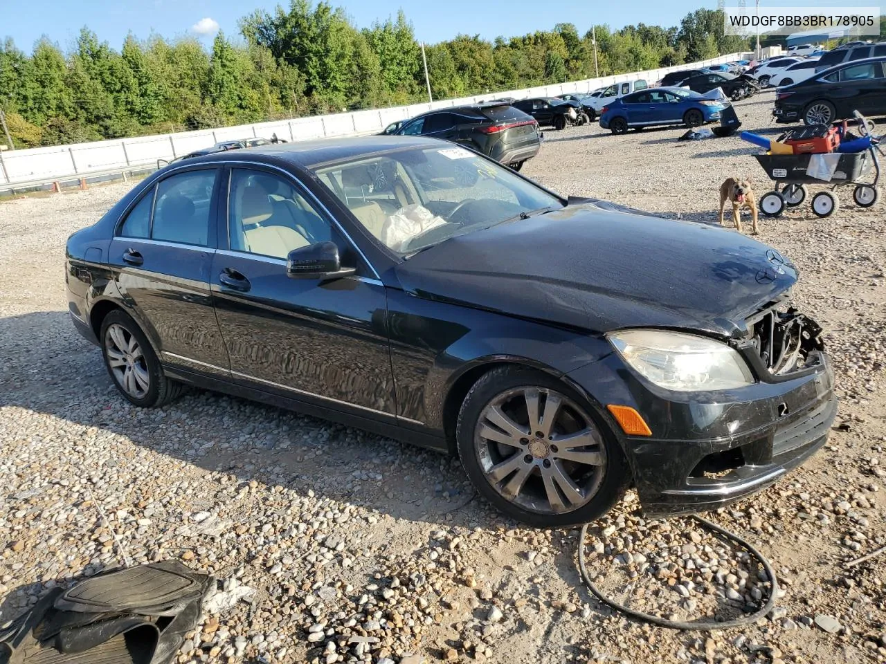 2011 Mercedes-Benz C 300 4Matic VIN: WDDGF8BB3BR178905 Lot: 71785414