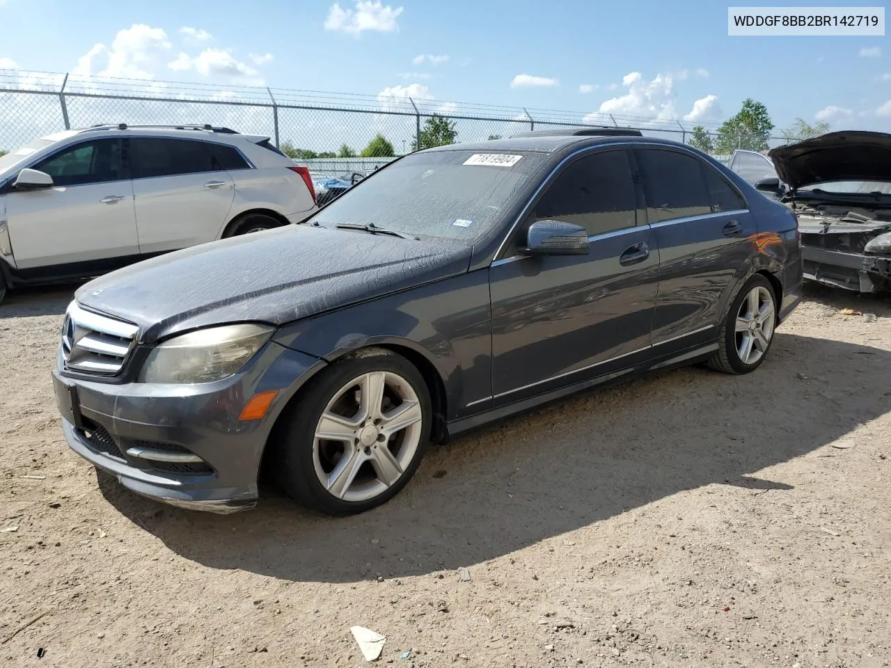 2011 Mercedes-Benz C 300 4Matic VIN: WDDGF8BB2BR142719 Lot: 71819904