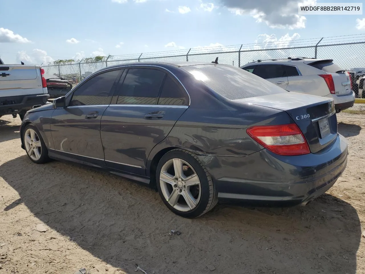 2011 Mercedes-Benz C 300 4Matic VIN: WDDGF8BB2BR142719 Lot: 71819904