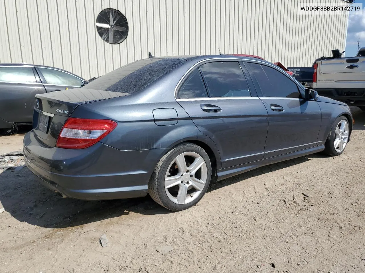 2011 Mercedes-Benz C 300 4Matic VIN: WDDGF8BB2BR142719 Lot: 71819904