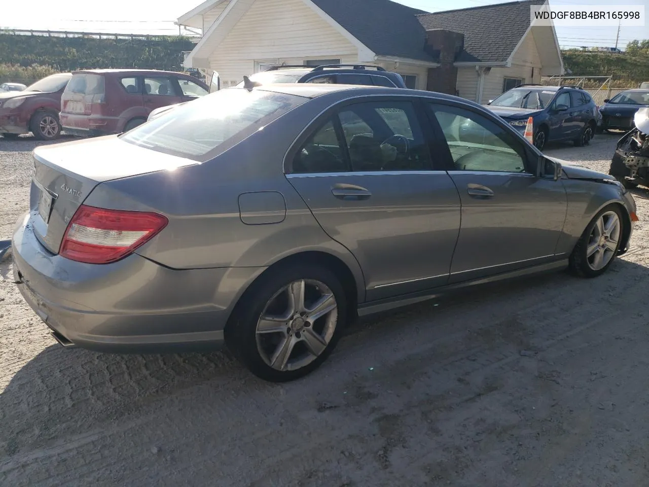 2011 Mercedes-Benz C 300 4Matic VIN: WDDGF8BB4BR165998 Lot: 71826294