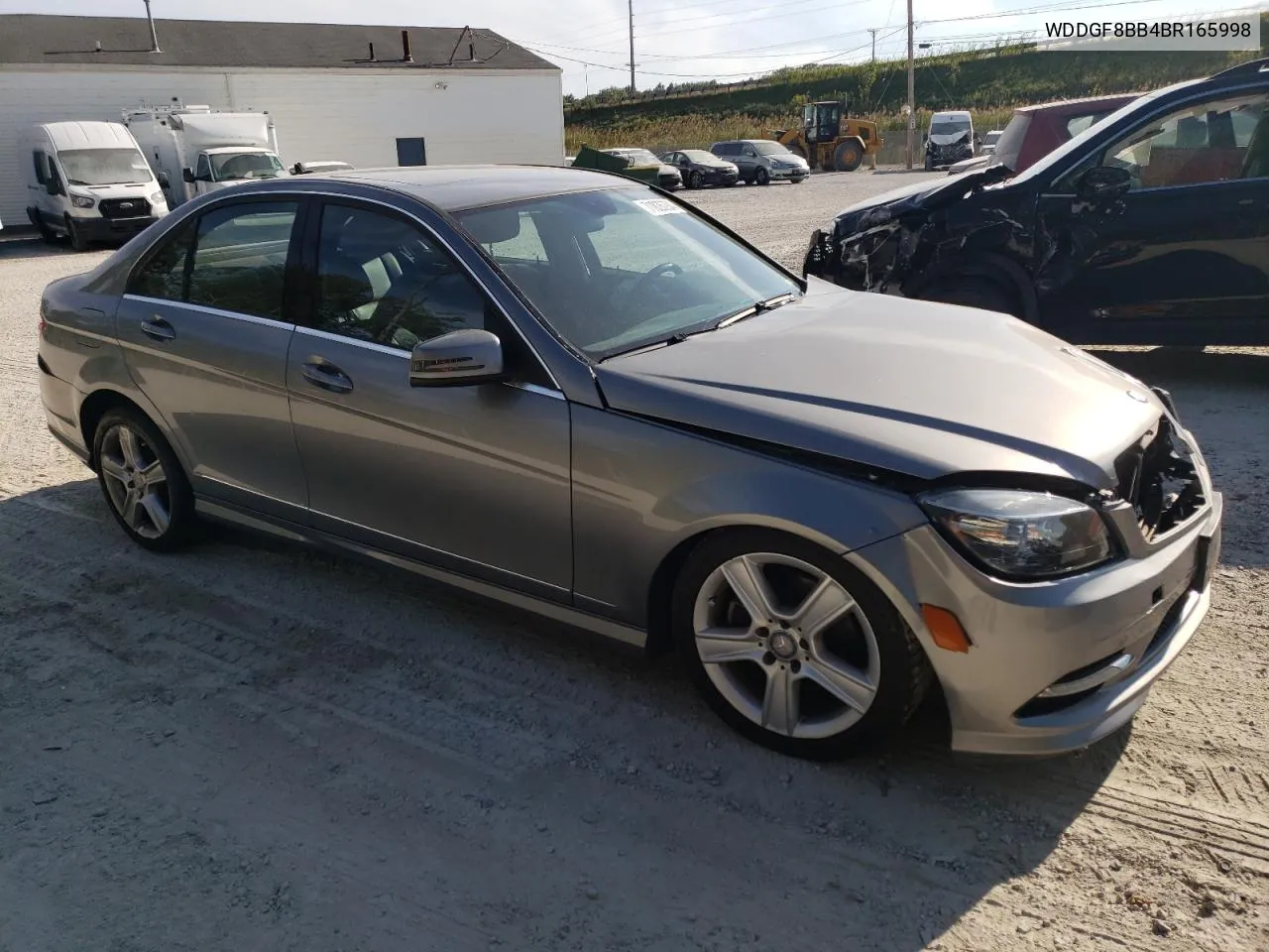 2011 Mercedes-Benz C 300 4Matic VIN: WDDGF8BB4BR165998 Lot: 71826294