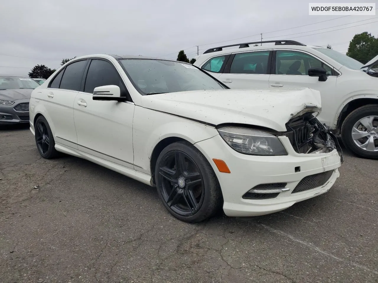 2011 Mercedes-Benz C 300 VIN: WDDGF5EB0BA420767 Lot: 71941684