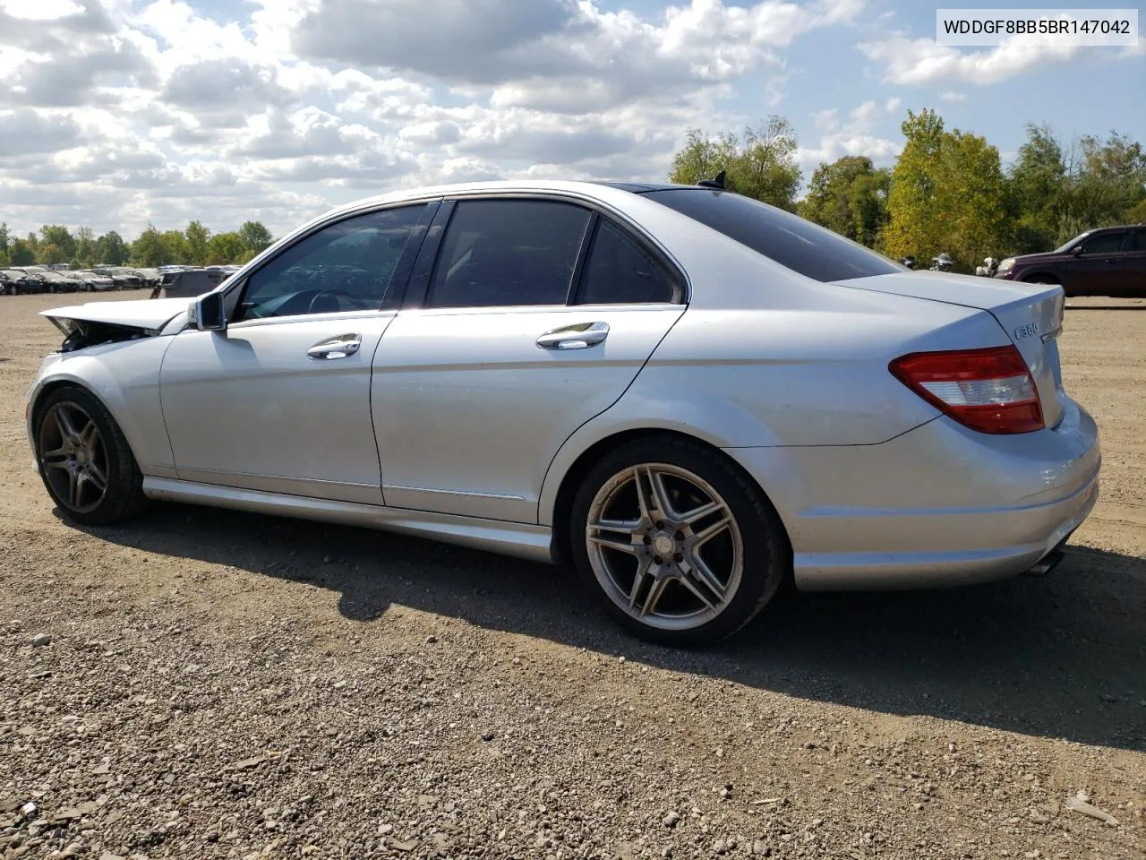 2011 Mercedes-Benz C 300 4Matic VIN: WDDGF8BB5BR147042 Lot: 72202024