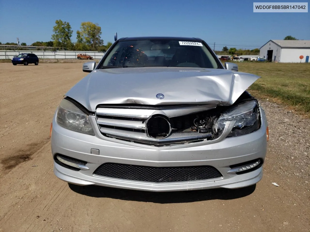 2011 Mercedes-Benz C 300 4Matic VIN: WDDGF8BB5BR147042 Lot: 72202024