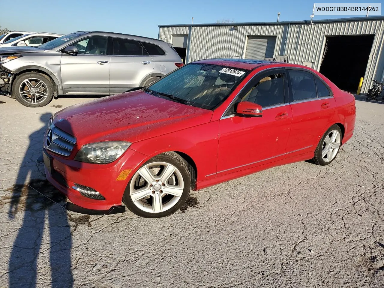 2011 Mercedes-Benz C 300 4Matic VIN: WDDGF8BB4BR144262 Lot: 72816644