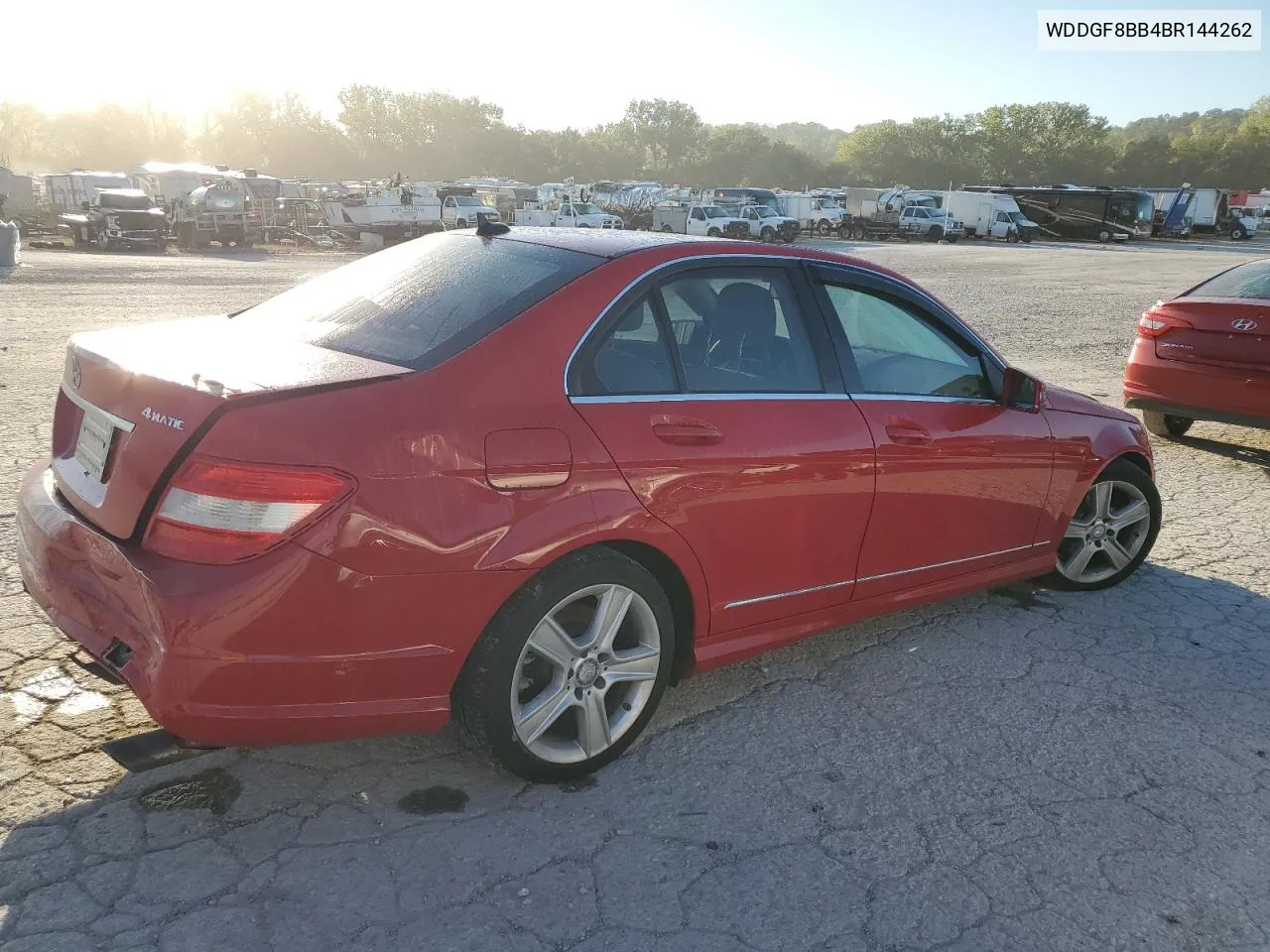 2011 Mercedes-Benz C 300 4Matic VIN: WDDGF8BB4BR144262 Lot: 72816644