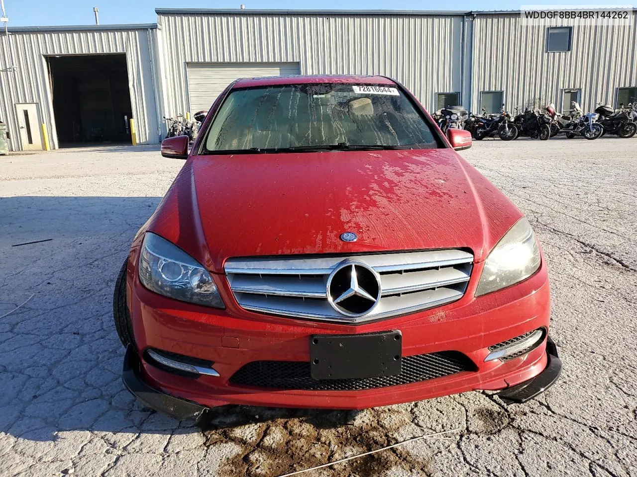 2011 Mercedes-Benz C 300 4Matic VIN: WDDGF8BB4BR144262 Lot: 72816644