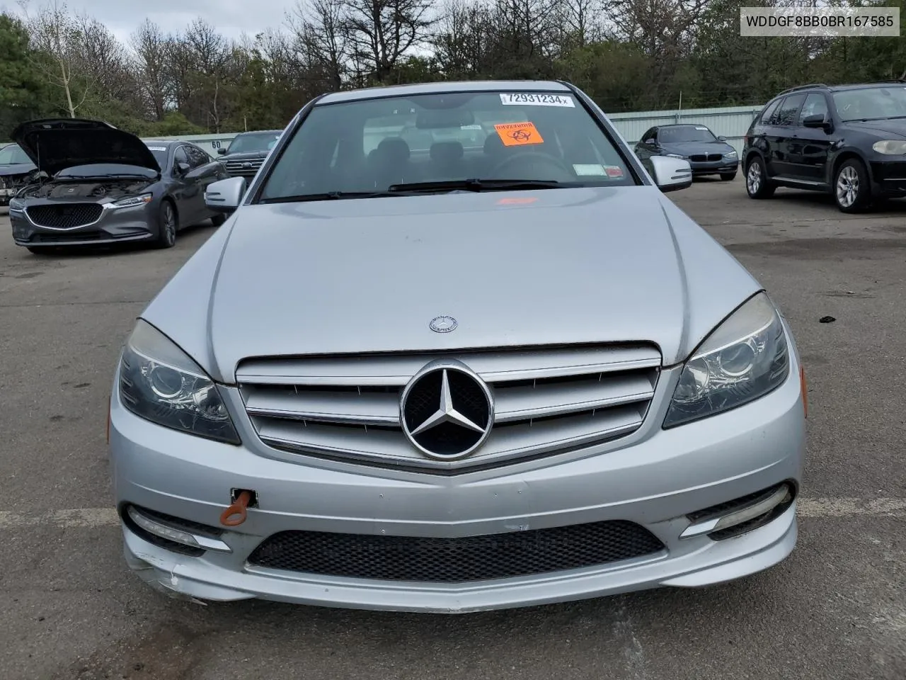 2011 Mercedes-Benz C 300 4Matic VIN: WDDGF8BB0BR167585 Lot: 72931234