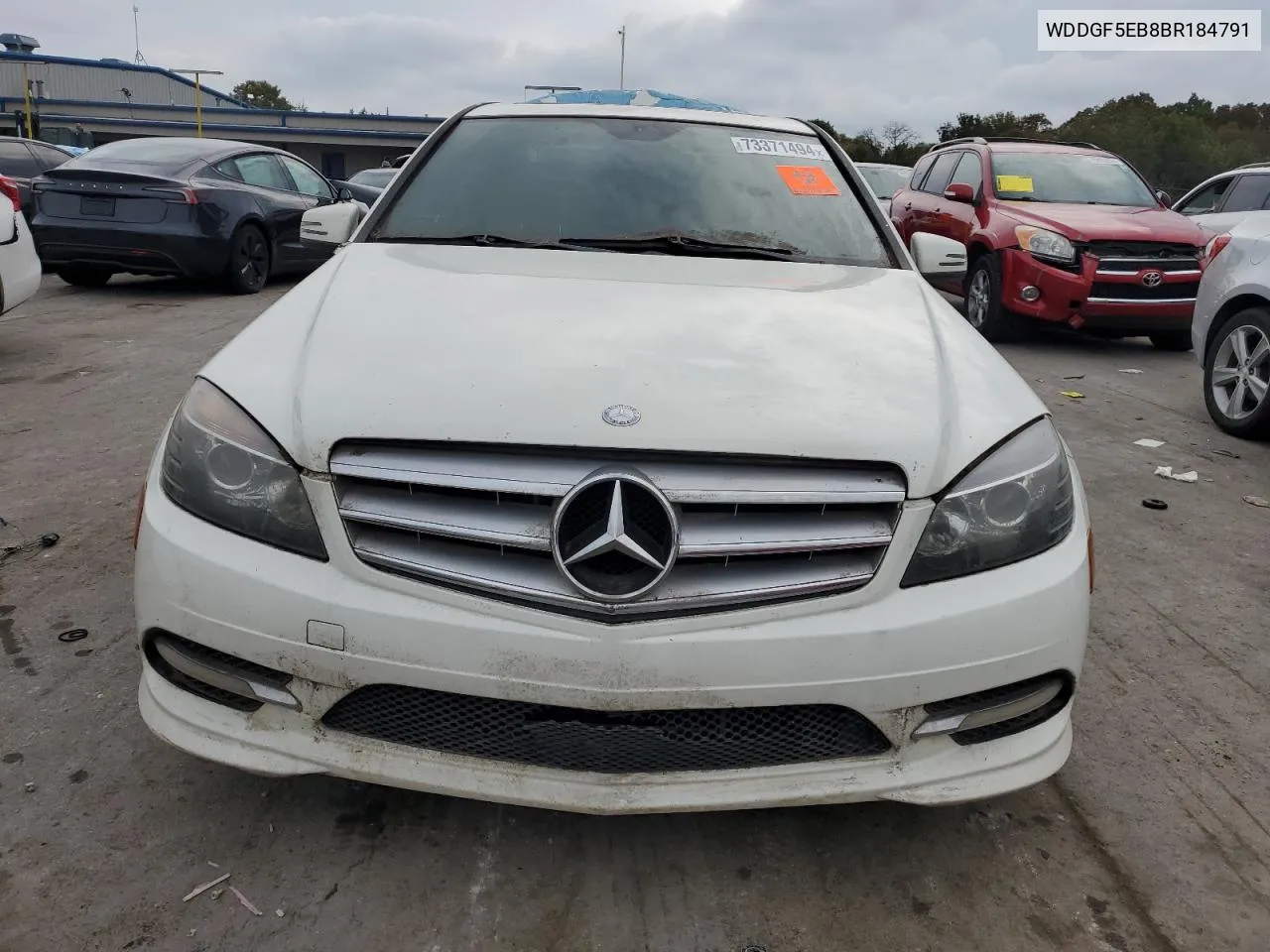 2011 Mercedes-Benz C 300 VIN: WDDGF5EB8BR184791 Lot: 73371494