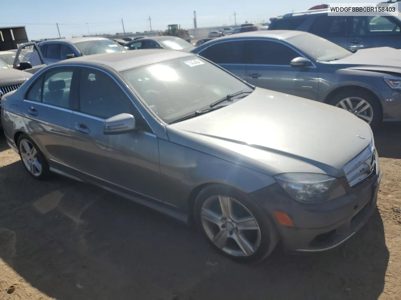 2011 Mercedes-Benz C 300 4Matic VIN: WDDGF8BB0BR158403 Lot: 73433034