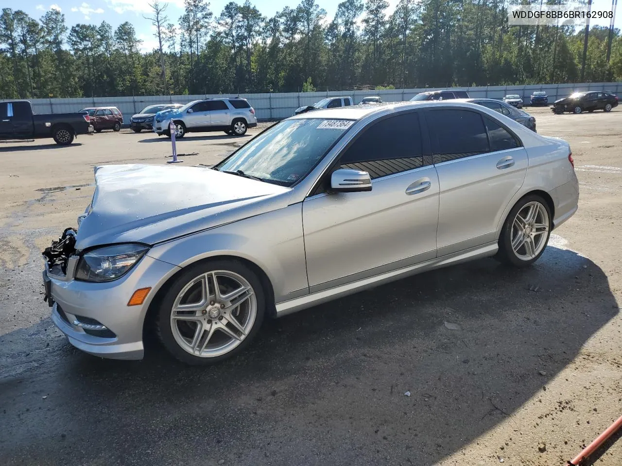 2011 Mercedes-Benz C 300 4Matic VIN: WDDGF8BB6BR162908 Lot: 73487364