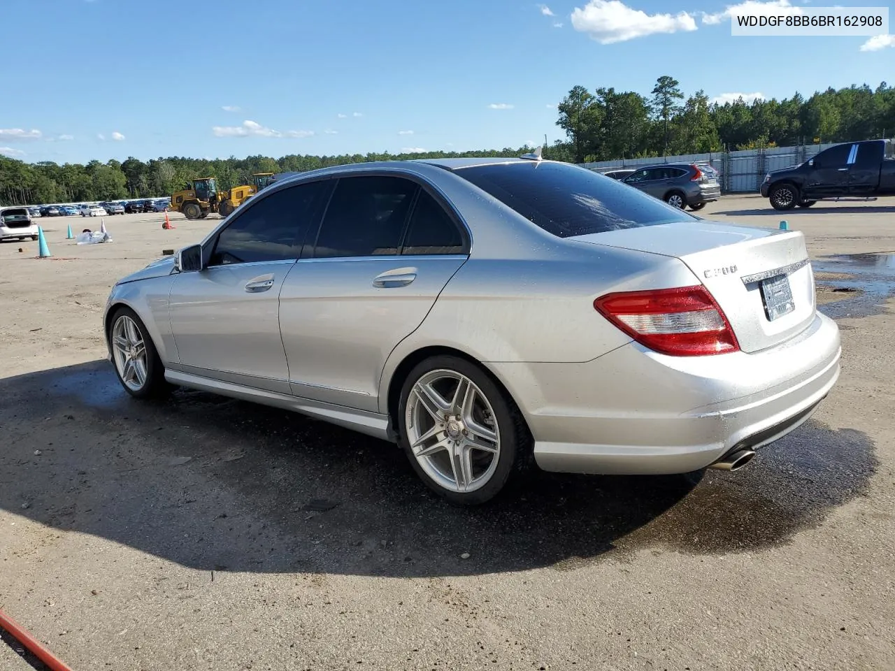 2011 Mercedes-Benz C 300 4Matic VIN: WDDGF8BB6BR162908 Lot: 73487364