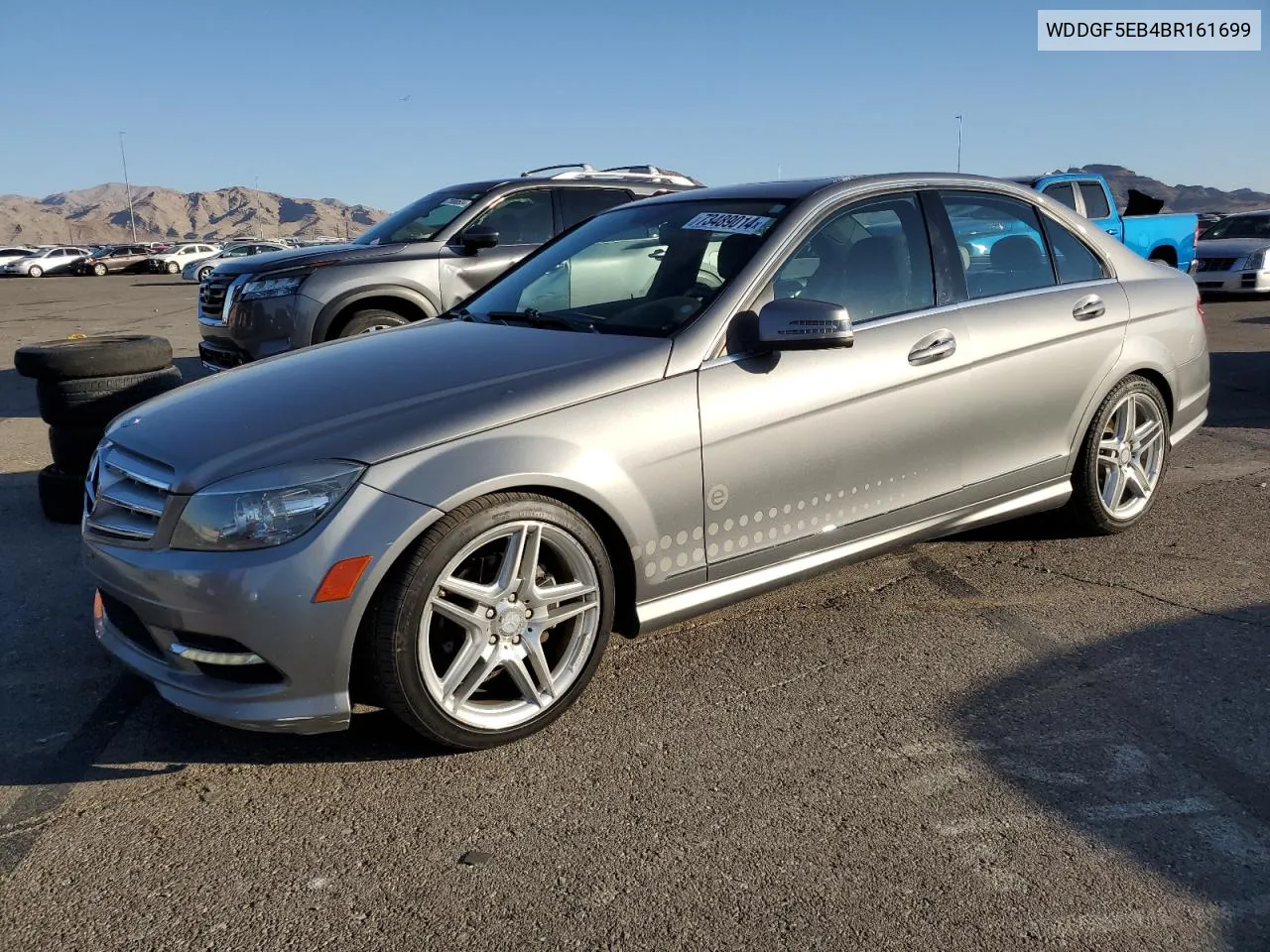 2011 Mercedes-Benz C 300 VIN: WDDGF5EB4BR161699 Lot: 73489014